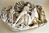 Aquileia (Udine) - Museo Archeologico Nazionale, rilievo con Mitra che uccide un toro (II secolo a.C.) copia (l'originale  a Vienna). 